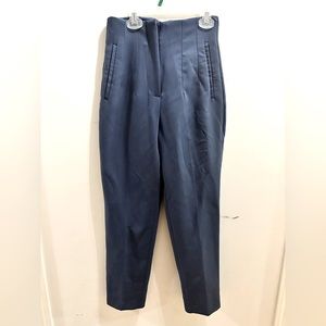 Size 0/ XS Zara Dress Pants in Blue